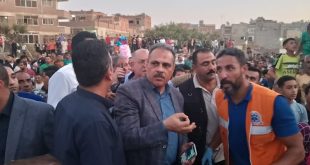محافظ الشرقية في مكان الحادث بالكوبري الجديد