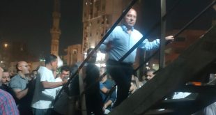 كامل الوزير يصل الي موقع الحادث