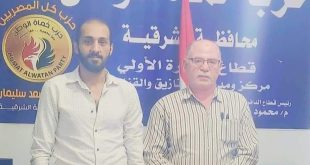 محروس سليم ورئيس قطاع الدائرة محمود حافظ