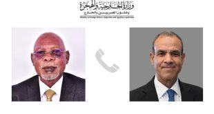 وزير الخارجية المصري ووزير الخارجية الاوغندي