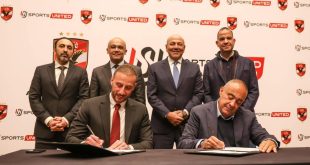 عقد التوقيع بين الاهلي والمتحدة الرياضية