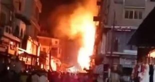 الحريق ( صورة أرشيفية )