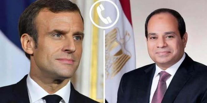 ماكرون والسيسي